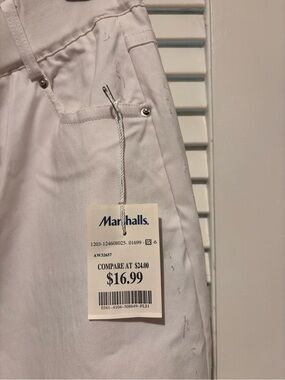 Marshalls White Cropped Women’s Pants - Ankle Length